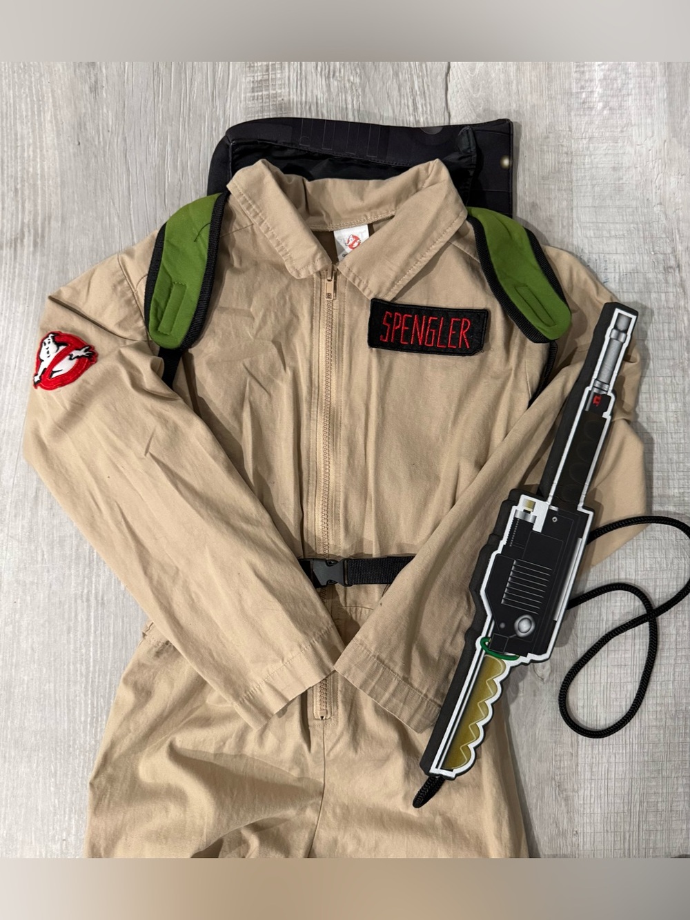 Kids Spirit Halloween Ghostbusters Spengler Costume Size Large Proton Pack